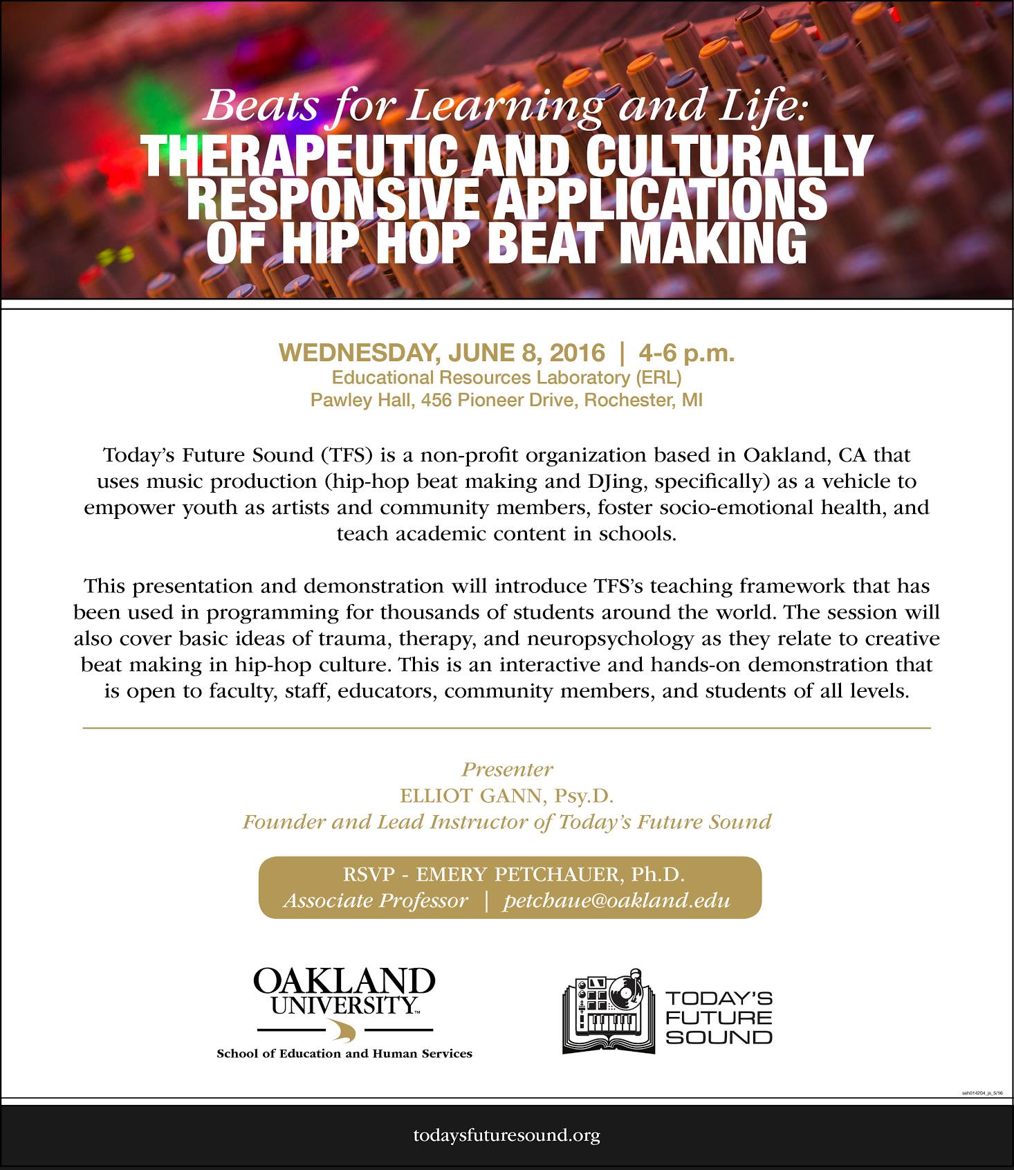 Beats for Learning and for Life - Therapeutic & Culturally Responsive Applications of Hip Hop Beat Making