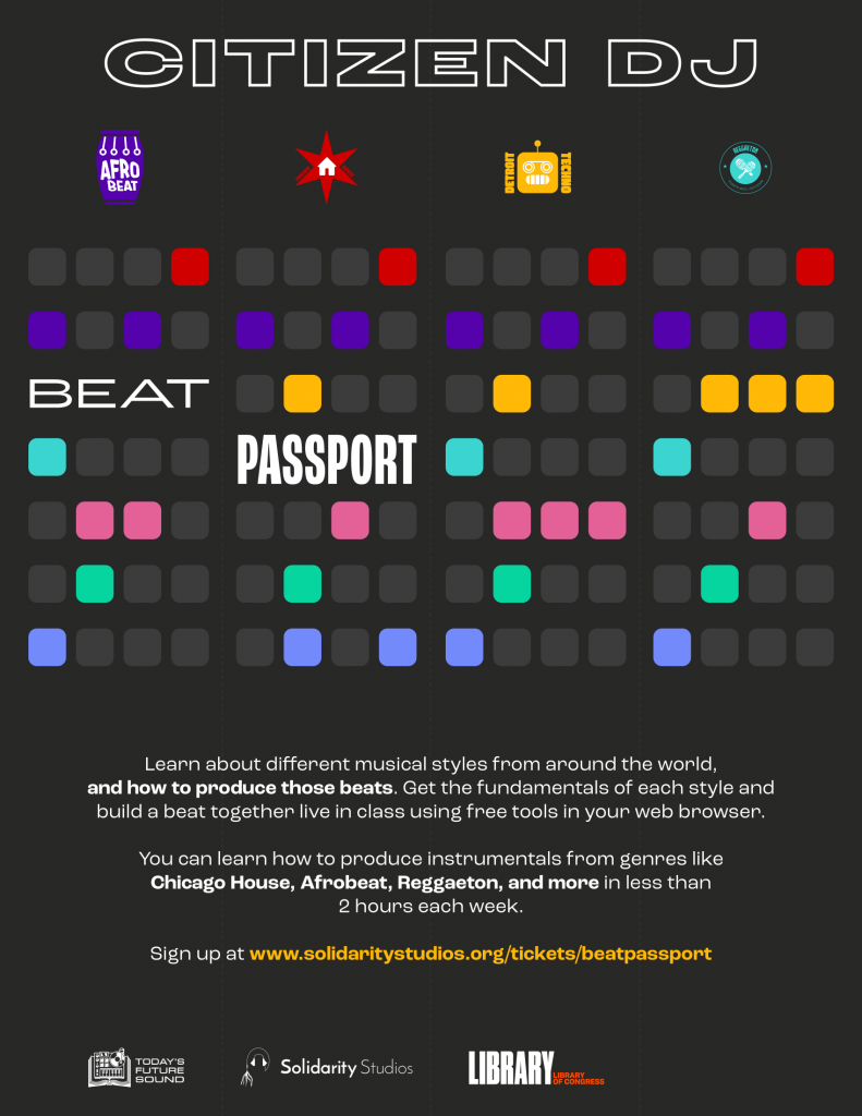 Citizen DJ Beat Passport Brought To You By Today's Future Sound and  Solidarity Studios | Todays Future Sound