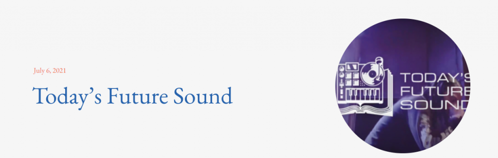 Today's Future Sound featured in Trauma Research Foundation